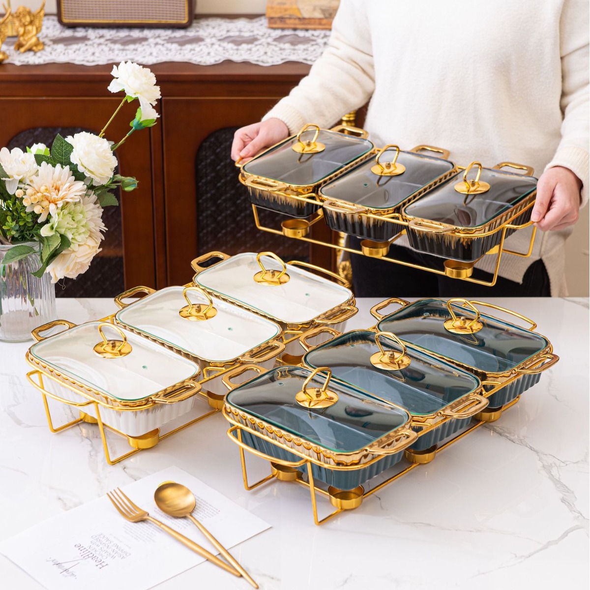 Ceramic Casserole Bakeware Set